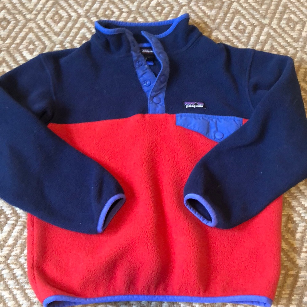 Boys Patagonia Synchilla Patagonia Snap Up, Size Small